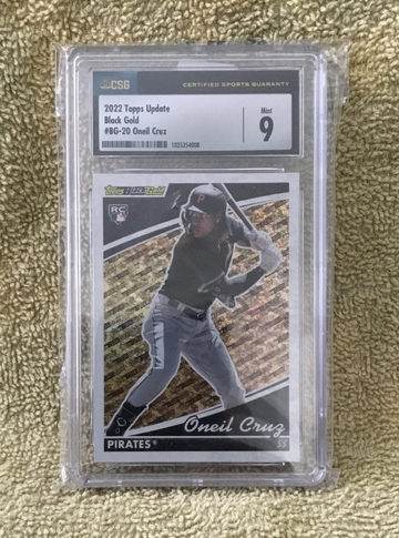 2022 Topps update black gold ONeil Cruz.