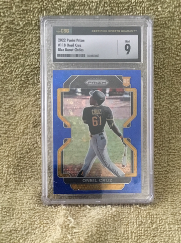 2022 Panini prizm  Blue donut ONeil Cruz
