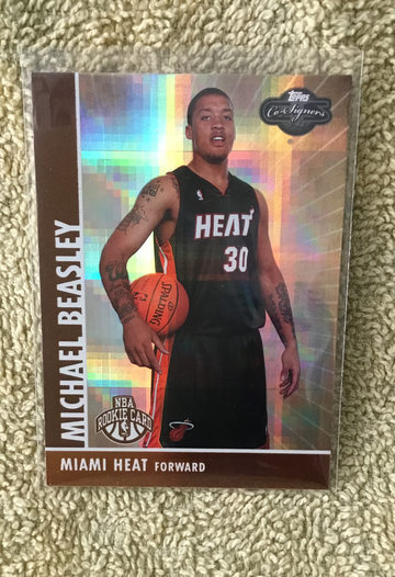2007-08 Topps cosigners Michael Beasley RC #27/50