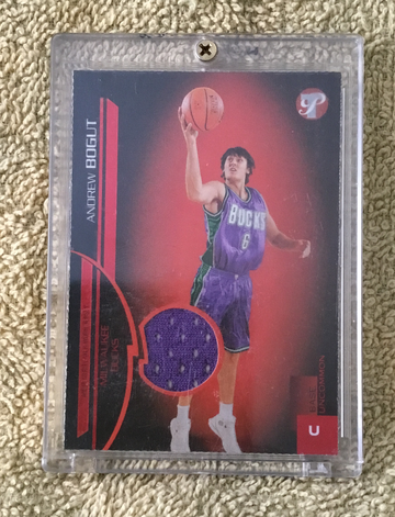 Rare 2005 Topps Prestige Andrew Bogut RC Jersey #4/15