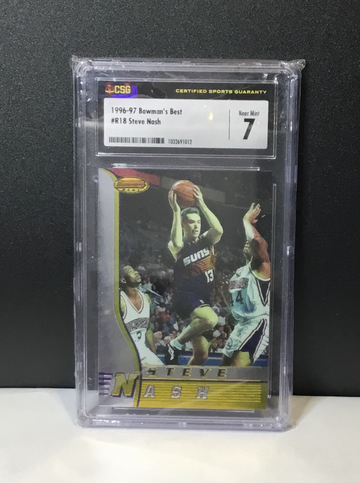 1996 Bowman’s best Steve Nash rookie card