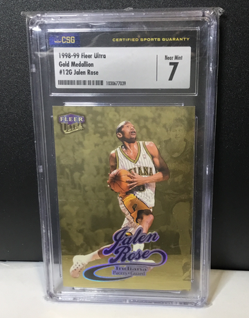 1998 Ultra gold medallion Jalen Rose