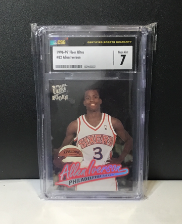 1996 fleer ultra Allen Iverson rookie card