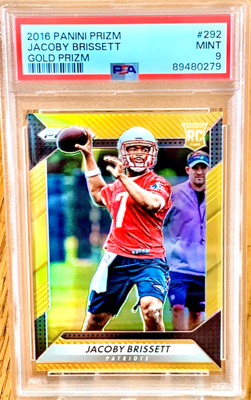 2016 Panini Prizm True Gold Jacoby Brissett #7/10 RC Rookie