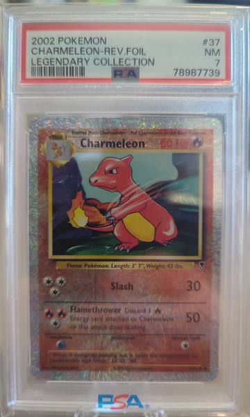 2002 Pokemon Charmeleon Reverse Foil Legendary Collection
