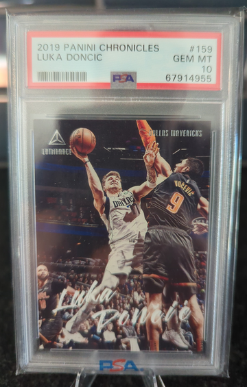 2019 Panini Chronicles Luminance Luka Doncic Gem Mint 10