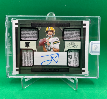 2020 Panini One JORDAN LOVE Quad Patch Rookie ON CARD Auto One of One 1/1 SEALED