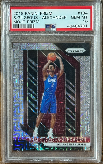 2018 Panini Prizm MOJO Shai Gilgeous-Alexander PSA 10