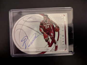 2016 NATIONAL TREASURES DIE CUT AUTO AUTOGRAPH BUDDY HIELD RC OKL 99
