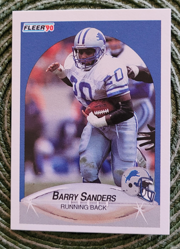 Barry Sanders 1990 Fleer #284 Lions