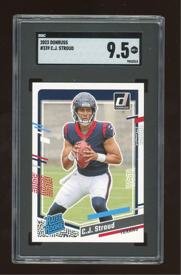 SGC 9.5 🔥 2023 Donruss CJ STROUD Rookie RC #339