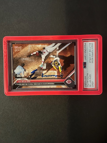 Elly De La Cruz Grail card, true one-of-a-kind auto.