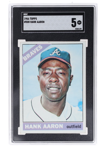 1966 Topps - Hank Aaron #500 SGC 5