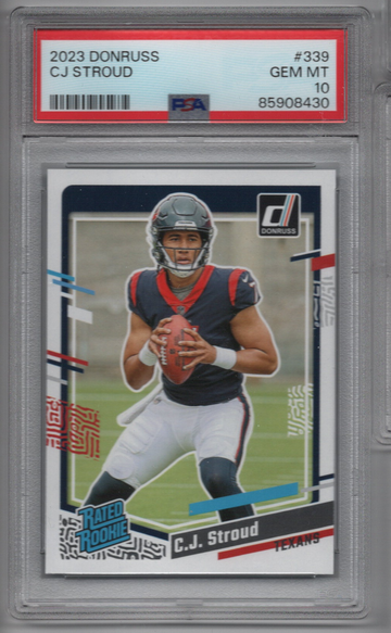 2023 Panini Donruss #339 CJ Stroud Rated Rookie PSA 10 Gem Mint