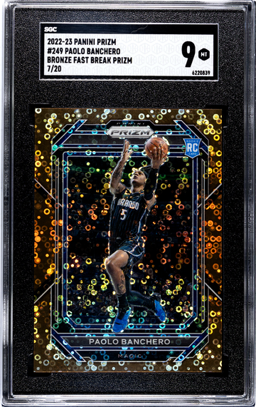 2022 Prizm Paolo Banchero Bronze Fast Break SGC 9
