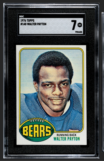 1976 TOPPS WALTER PAYTON RC #148 SGC 7 