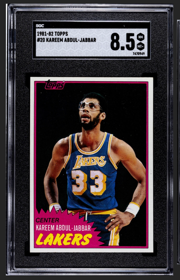 1981-82 topps Kareem Abdul-Jabbar SGC 8.5