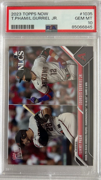 Tommy Pham Lourdes Gurriel Jr 2023 Topps  #1035 SP PSA 10 