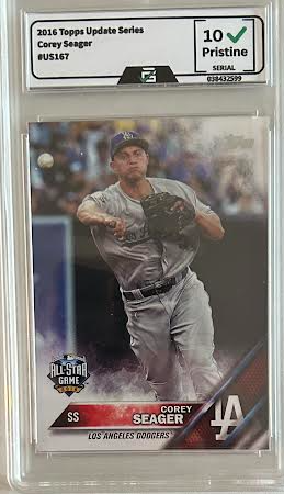 Corey Seager #US167 2016 Topps Update 10 Pristine 