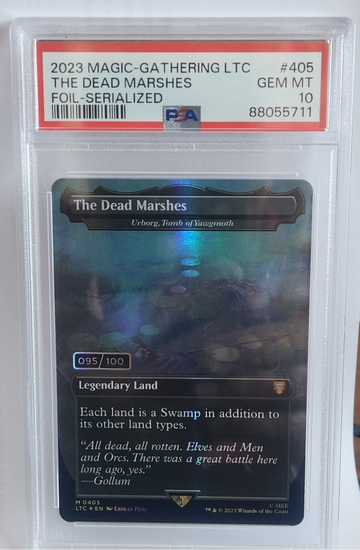 2023 Magic The Gathering The Dead Marshes Foil Serialized PSA 10