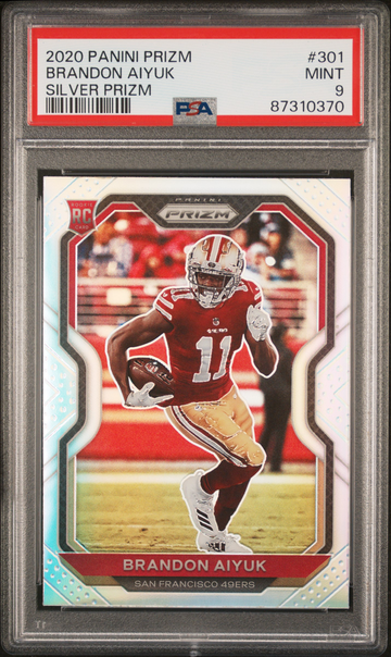 2020 Prizm Silver Brandon Aiyuk PSA 9 