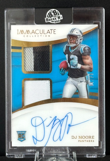 2018 Panini Immaculate - Immaculate Signature Patches Rookie D.J Moore /99