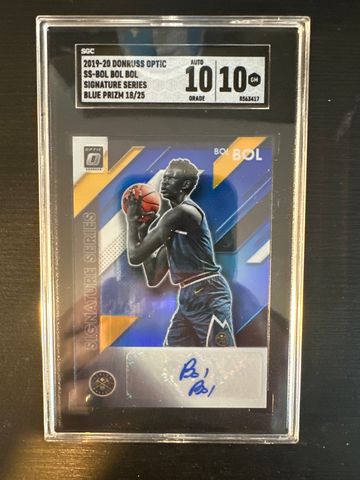 2019 Bol Bol Optic Signature Series Blue /25