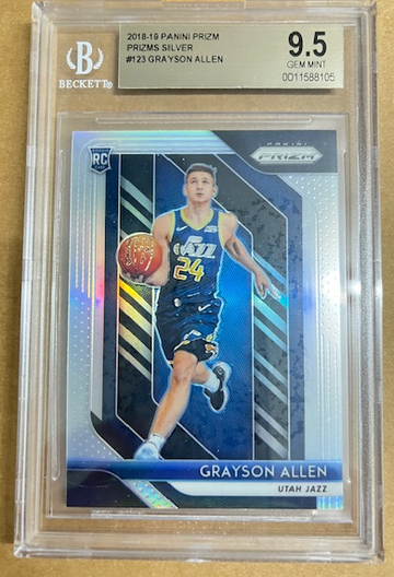 2018-19 Prizm Grayson Allen Silver Prizm RC BGS 9.5