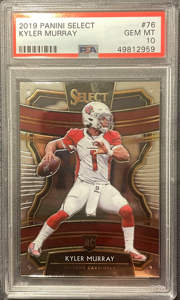 2019 Panini Select Kyler Murray 76 PSA GEM MT 10
