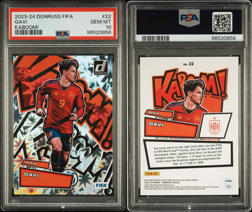 2023-24 Donruss FIFA Kaboom! #22 Gavi PSA 10