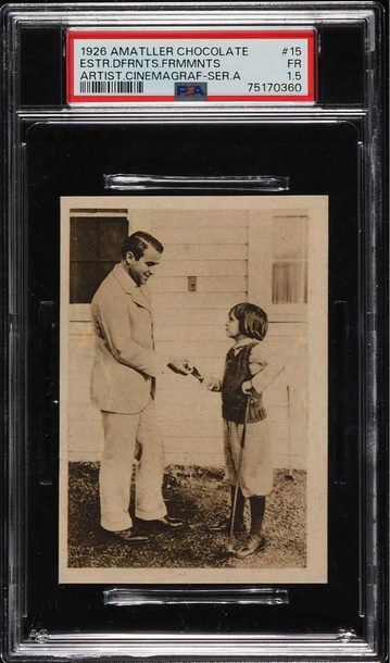 1926 Amatller Chocolate Golf Gene Sarazen #15 PSA 1.5 Fair