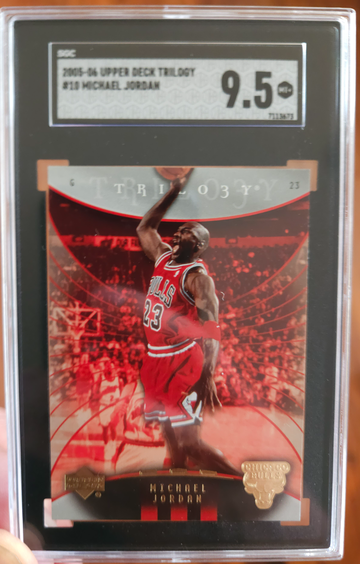 Michael Jordan 2005 Upperdeck Trilogy #10 SGC 9.5 MINT+