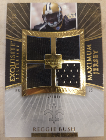 Reggie Bush RC 2006 Exquisite Maximum Quad Jersey /35 🏈 RARE SSP