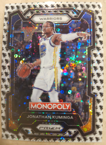 Jonathan Kuminga⚡️2023-24 Prizm Monopoly Running Man SSP 🏀 GOLDEN STATE WARRIORS 📈