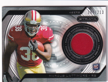 2013 Topps Strata Marcus Lattimore #SR-ML RC Relic 106/213