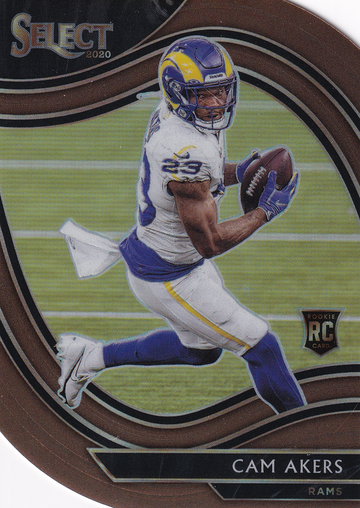 2020 Panini Select Cam Akers #355 Copper Prizm RC 283/355