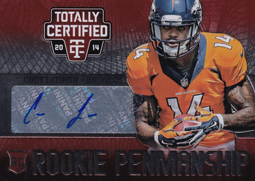 2014 Totally Certified Cody Latimer #RP-CL RC Red Auto
