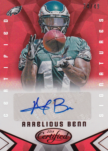2014 Panini Certified Arrelious Benn #S-AB Red Autograph 24/49