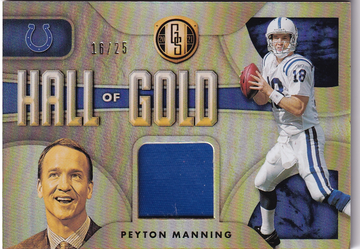 2021 Gold Standard Peyton Manning #HT-PM Gold Relic 16/25