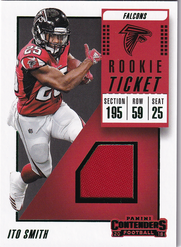 2018 Contenders Ito Smith #RTS-33 Relic