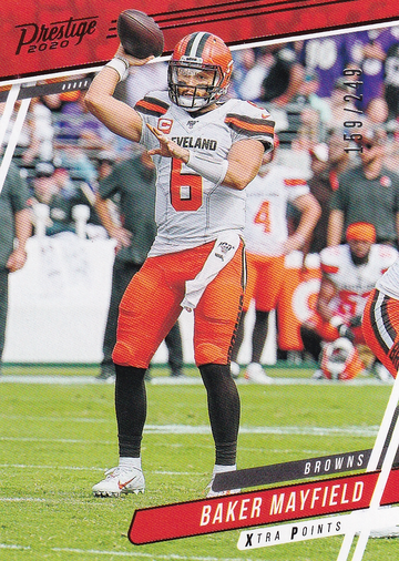 2020 Prestige Baker Mayfield #36 Red 159/249