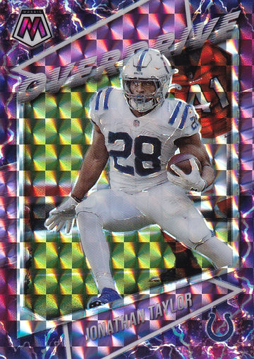 2021 Mosaic Jonathan Taylor #OV-4 Purple 03/49