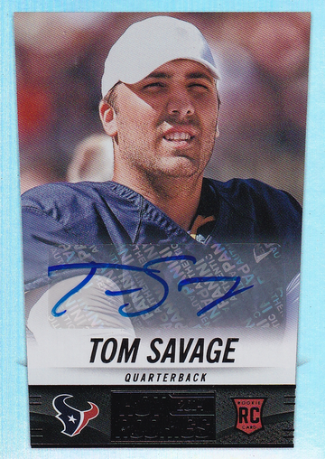 2014 Score Hot Rookies Tom Savage #385 RC Auto