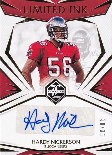 2021 Limited Hardy Nickerson #LI-HN Auto 30/35