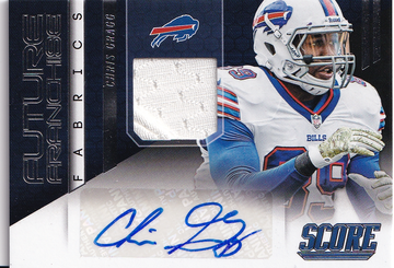 2014 Score Hot Rookies Chris Gragg #FFF-CG Auto Relic