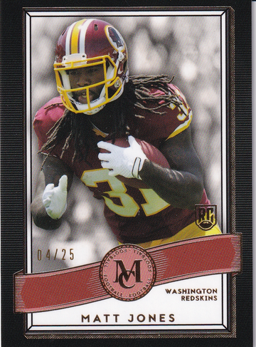2015 Topps Museum Collection Matt Jones #57 RC Amethyst Ruby 04/25