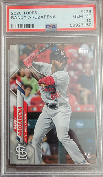 2020 Topps RC Randy Arozarena #229 PSA 10