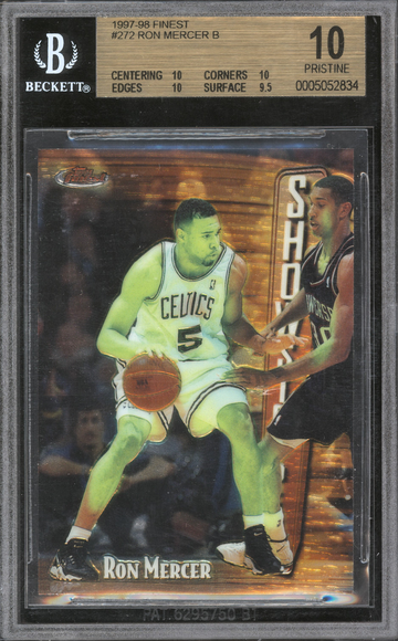 1997-98 Finest Ron Mercer RC BGS 10 PRISTINE 1/1
