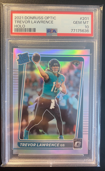 2021 Optic Holo Trevor Lawrence PSA 10