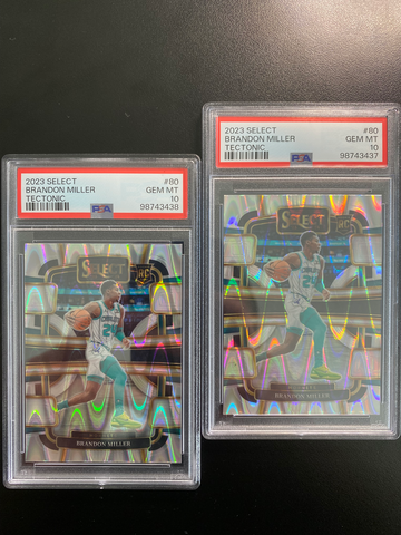 2023 select Tectonic Brandon Miller PSA 10